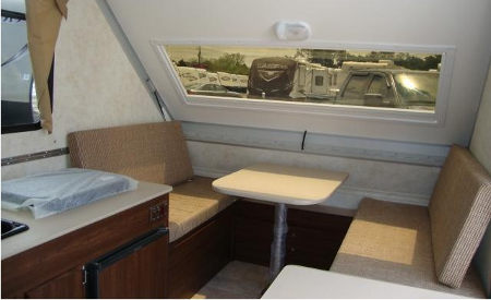 Rent pop up camper Denver A Liner Seating